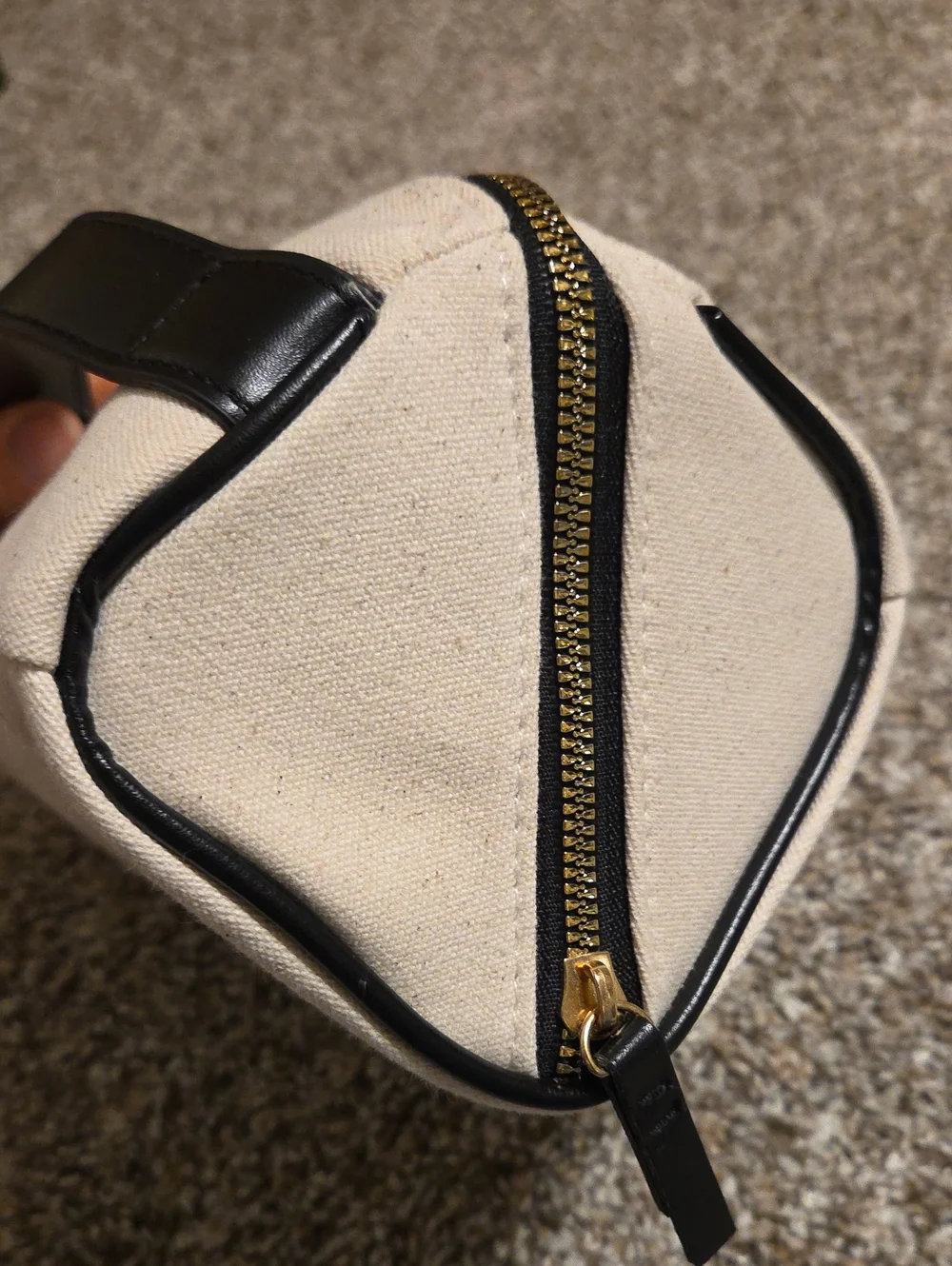 WEWOREWHAT 100% Cotton Canvas Cosmetic Bag